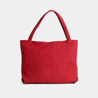 Molly Ribbed Tote - Red