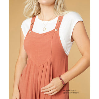 Landen Wide Leg Jumpsuit - Terra Cotta