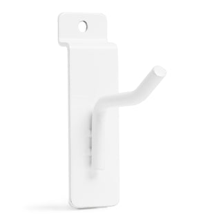 Whispers Slatwall Tower Hooks (12-Pack) - White