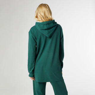 Smooth Braid Tie Hoodie - Evergreen