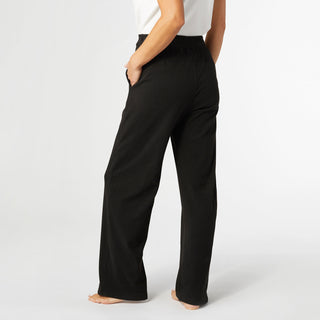 Smooth Wide Leg Pant - Black