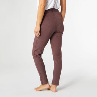 Weekend Brushed Legging - Wine