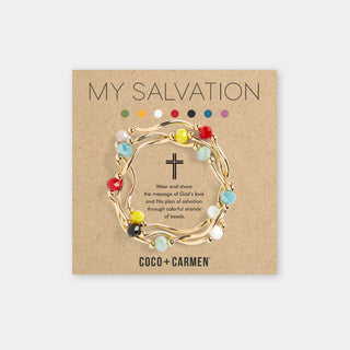 My Salvation Curly Stretch Bracelet - Gold