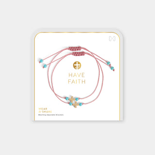 Faith Wear + Share Bracelets - Have Faith - Pink