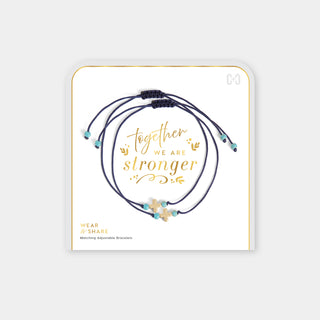 Faith Wear + Share Bracelets Together we are stronger - Navy