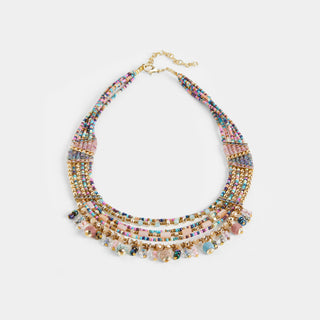 Ari Necklace - Pink Multi