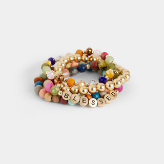 Beaded Blessed Bracelet - Multi