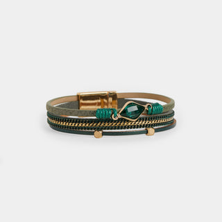 Sadie Magnetic Bracelet - Green