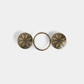 Embrace Fashion Fastener - Brass