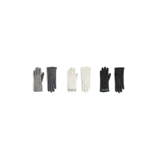 Embroidered Wrist Touchscreen Gloves Assortment Pack