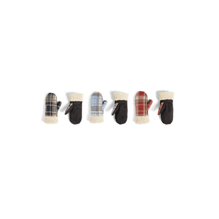 Sherpa Plaid Mittens Assortment Pack