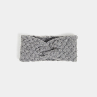 Braid Twist Headband - Grey