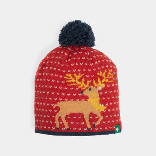 Fa La La Winter Knit Hat - Red