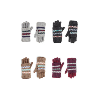 Stripe Convertible Gloves Assortment Pack