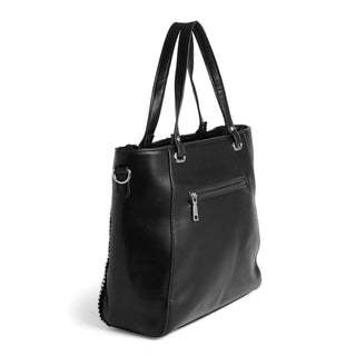 Jenna Studded Tote + Crossbody - Black