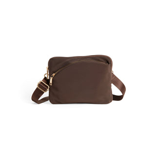 Katya Crossbody + Belt Bag - Chocolate