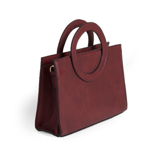 Ayesha Mini Tote + Crossbody - Burgundy