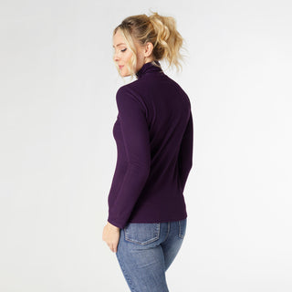 Reign Long Sleeve Turtleneck - Italian Plum