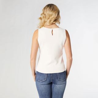 Hilarie Super Soft Tank - Winter White