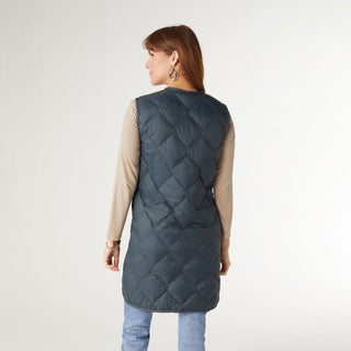 Wander Packable Lightweight Down Vest - Mediterranea