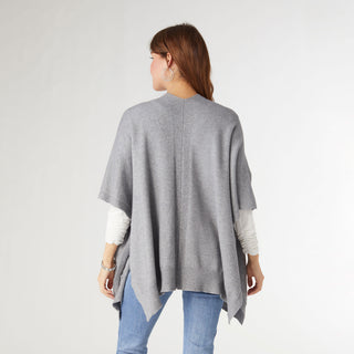 Alani Lightweight Cardigan with Pockets - Mid Heather Grey