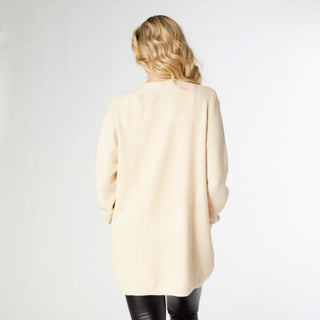 Relaxed Ciana Cardigan with Pocket - Oatmeal