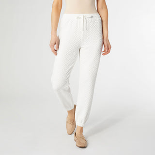 Phoenix Quilted Drawstring Bottom - Winter White