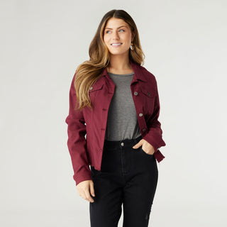 Cloud 9ine Jacket with Fringe - Beaujolais