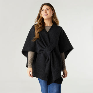 Rae Pull Through Wrap - Black
