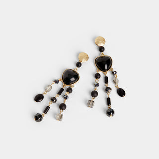 Trinity Earrings - Black