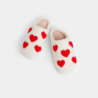 Happy Feet Slippers - Hearts