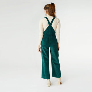 Fran Corduroy Overalls - Green