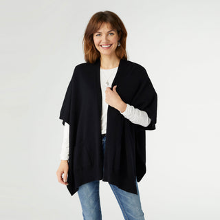 Alani Lightweight Cardigan with Pockets - Black