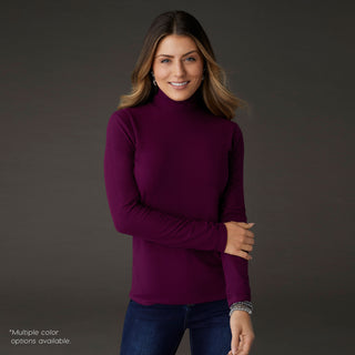 Reign Long Sleeve Turtleneck - Wine