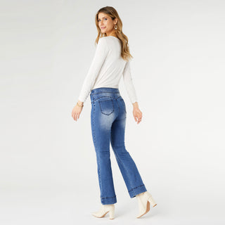 OMG Pull-On Flare - Medium Denim