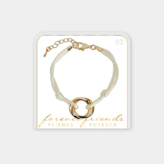 Forever Friends Bracelet - Cream