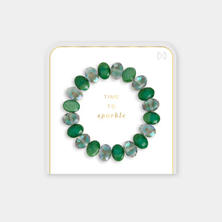 Time To Sparkle Bracelet - Green