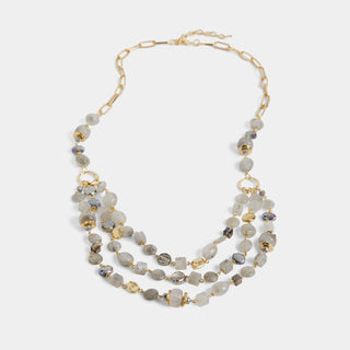 Ivanna Necklace - Grey