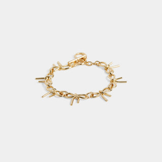 Alyssa Bow Bracelet - Gold