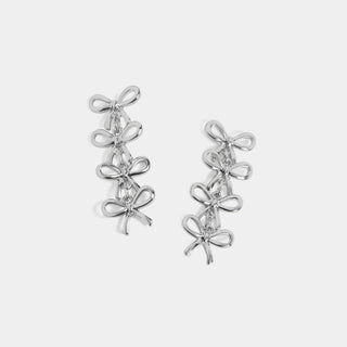 Alyssa Bow Earring - Silver