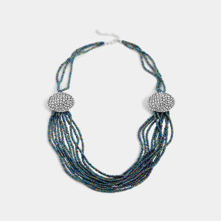 Juliet Necklace - Peacock Metallic