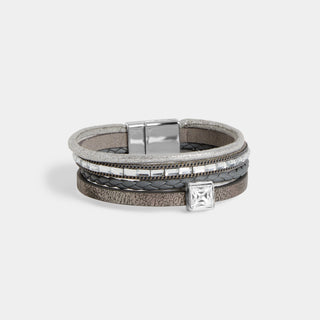 Camryn Magnetic Bracelet - Silver