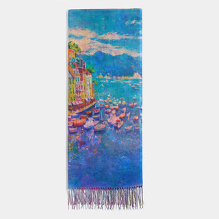 Scenic 2-in-1 Scarf - Amalfi