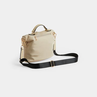 Mariah Chunky Zipper Crossbody - Tan