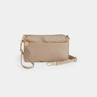 The Little Stash Bag + Crossbody - Tan