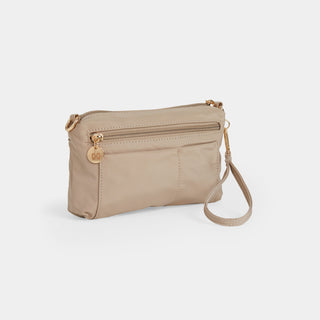 The Little Stash Bag + Crossbody - Tan