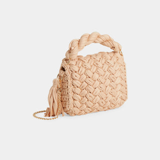 Lucinda Braided Crossbody - Soft Blush