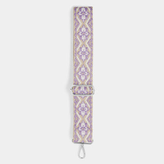 Interchangeable Bag Strap - Lavender/White