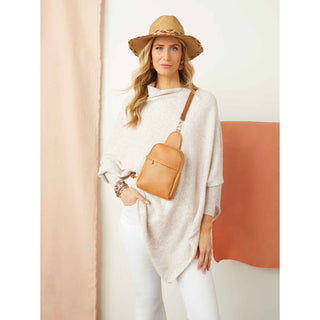 Dylan Sweater Poncho - Sand