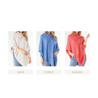 Dylan Sweater Poncho Assortment Pack - Spring